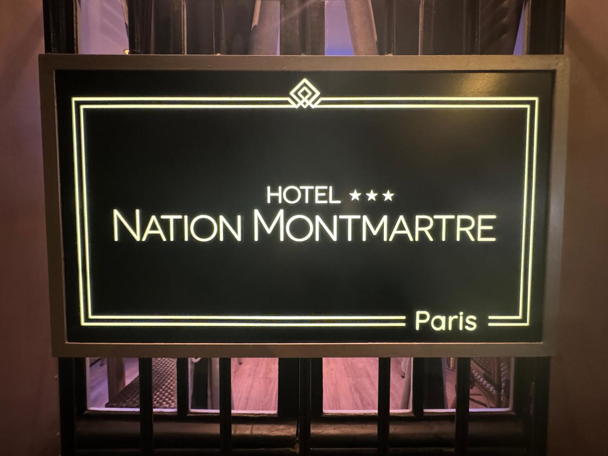 ホテル オテル ナシオン モンマルトル パリ エクステリア 写真